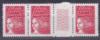 VARIETE TYPE MARIANNE DU 14 JUILLET  DOUBLE BLINDZAHN  AVEC GUILLOCHIS   NEUFS LUXES - Unused Stamps