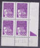 VARIETE TYPE MARIANNE DU 14 JUILLET  TYPE II  GOMME TROPICALE COIN DATE NEUFS LUXES - Unused Stamps