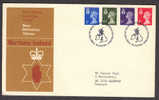 Great Britain Regional Issue Northern Ireland 1974 FDC Cover Queen Königin Elizabeth II - Irlande Du Nord