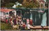 St. Joe River Idaho, Picnicking Houseboat Women's Fashion Hats Outdoor Cooking On 1910s Vintage Postcard - Otros & Sin Clasificación