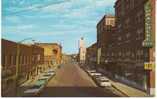 Dodge City KS, Lora Locke Hotel, 1960s Vintage Autos Street Scene Postcard - Sonstige & Ohne Zuordnung