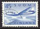 Finnland / Finland 1959 : Mi.nr 512 * - Flugzeug / Aeroplane - Gebraucht