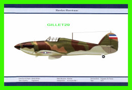 AVION - HAWKER HURRICANE Mk 1 - SERVICE/UNIT : YUGOSLAV AIR FORCE - 1941 - ORIENTAL CITY PUBLISHING GROUP LIMITED ISSUED - 1939-1945: 2. Weltkrieg