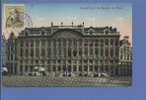 166 Op Kaart  "Grand'Place La Maison Des Ducs" Met Stempel BRUSSEL - 1919-1920 Trench Helmet
