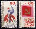 Tchécoslovaquie 1976 N°Y.T. : 2165 Et 2166 Obl. - Usati