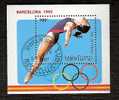 BLOC THEMATIQUE OBLIT. - LAOS - THEME : SPORT AQUATIQUE - PLONGEON- - Kunst- Und Turmspringen