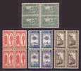 1940 TURKEY THE 100TH ANNIVERSARY OF THE POST BLOCK OF 4 MNH ** - Ungebraucht