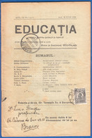 Rumänien; Wrapper 1924; Michel 265; Revista Educatia Nr 5/6; 36 Seiten; Romania - Covers & Documents