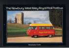 The Newbury - West Ilsley Royal Mail Postbus At Donnington Castle Berkshire - Commer Van Transport - Ref 396 - Autres & Non Classés