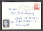 Austria Slogan Flamme GRIESKIRCHEN 1969 Mourning 'Petite' Cover Sorgen Brief To Dänemark - Lettres & Documents