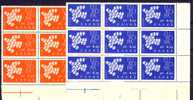 #Greece. 1961.  EUROPA/CEPT. 2 Blocks Of 9. Michel 775-76. MNH (**) - 1961