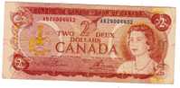 BILLET CANADA - P.86a - 1974 - 2 DOLLARS - ELIZABETH II - Canada