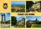 CPSM. EVAUX LES BAINS. ALT. 469M. 5 VUES ET BLASON. - Evaux Les Bains