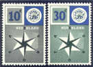 Nederland - Pays-Bas : 1957 (**) : Set 2v  : NVPH : 700-701  - Yvert : 678-679  "Europa 1957" - 1957