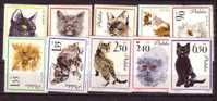 R3256 - POLOGNE POLAND Yv N°1332/41 ** Chats - Ungebraucht