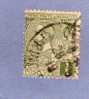 MONACO TIMBRE N° 11 OBLITERE PRINCE ALBERT 1ER 1C OLIVE - Used Stamps