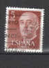 867A  OBL  ESPAGNE  Y  &  T  "general Franco" - Used Stamps