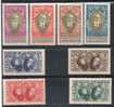 LIECHTENSTEIN : TP N° 82/89 * - Unused Stamps