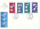 1969  SPACE - SOJUS   4v.- FDC  BULGARIA  / Bulgarie - Ungebraucht