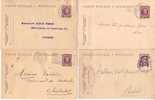 Entier Postal Nr 66 - Ensemble De 8 Cartes - Lot 9 - Postkarten 1909-1934