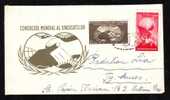 COVER 1953 1X FDC "Congresul Mondial Al Sindicatelor" Romania. - FDC