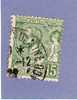 MONACO TIMBRE N° 44 OBLITERE PRINCE ALBERT 1ER 15C VERT - Used Stamps