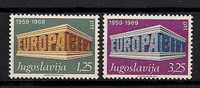 YUGOSLAVIA 1969 EUROPA CEPT SET MNH - 1969