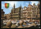 PHOTO POSTCARD BRUSSELS BRUXELLES GRAND PLACE CARTE POSTAL CARS VOITURES CITROEN DS - Avenues, Boulevards