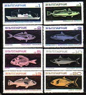 BULGARIA - 1969 - Fishes - 8v** - Ungebraucht