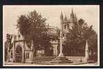 1940's Postcard - Church Of St. Nicholas & Memorial Newbury Berkshire - Ref 414 - Sonstige & Ohne Zuordnung