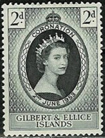 GILBERT & ELLICE ISLANDS..1953..Michel # 58...MLH. - Gilbert & Ellice Islands (...-1979)
