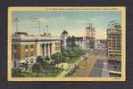 TAMPA FLORIDA  -  AVENUE LOOKING SOUTH FROM POST OFFICE  -  POSTMARKED 1941 - Tampa