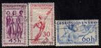 CZECHOSLOVAKIA   Scott #  856-8  VF USED - Oblitérés