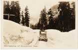 Snoqualmie Pass Washington State Cascade Mountain Range 1910s/20s Auto On Real Photo Postcard - Andere & Zonder Classificatie