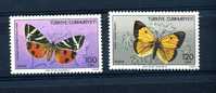 Turquie  :  Yv  2527-28  **  Papillon - Unused Stamps