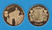 ESPAÑA / SPAIN   MEDALLA  ORO / GOLD    SC/UNC  PROOF  ARAGON    DL-7135 - Autres & Non Classés