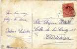 Postal Tarrasa (Barcelona) 1915. Correo Interior - Lettres & Documents