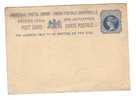 INDE ---U.P.U. - BRITISH  INDIA : Post Card - 1858-79 Kolonie Van De Kroon