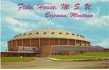 Bozeman Montana State University Field House Pavillion Sports Building On 1960s Vintage Chrome Postcard - Bozeman
