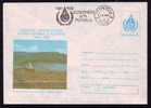 Romania 1984 Cover Stationery; Ponts-bridge-barrage-elec Tricite,Sacele - Brasov. - Electricité