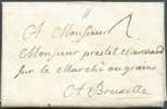 LAC De NAMUR Le 28 Août 1733 Vers Bruxelles.  Port ´2´.  Signé Meester.  TB - 4590 - 1714-1794 (Austrian Netherlands)