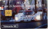 # France 371 F395 PEUGEOT 905 2 50u Gem 07.93  -voiture,car-  Tres Bon Etat - 1993