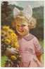 KNOEFEL, LUDWIG Children Sweet Little Girl With Bow & Bunch Of Flowers, Novolito - Knoefel, Ludwig