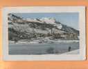 F586 Engadin St Moritz Dorf. Lac Gelé, Neige. ANIME. Oblitéré St Moritz Dorf 1913 Vers Boulieu Ardèche. - Saint-Moritz