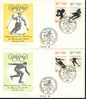 Jeux Olympiques Sapporo 1972  Allemagne FDC 1972 Ski Alpin - Hiver 1972: Sapporo