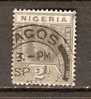 Nigeria 1921  2d  Grey  (o) - Nigeria (...-1960)