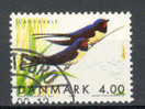 Denmark 1999 Mi. 1223  4.00 Kr  Migratory Birds Einheimische Zugvögel Rauchschwalbe - Gebraucht