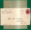 US - 1899 ENTIRE Mute Cancel + Letter To NEW JERSEY - ...-1900