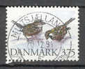 Denmark 1994 Mi. 1086  3.75 Kr  Native Animals Einheimische Tiere Birds Haussperling Deluxe Cancel !! - Oblitérés