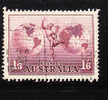 Australia 1934 Mercury & Hemispheres Air Post Stamp Globe Used - Oblitérés